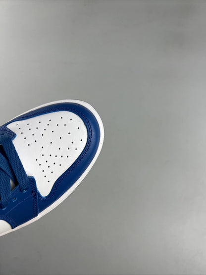 Nike Air Jordan 1 High OG「True Blue」35周年記念 ホワイト×ディープブルー×グレー ハイカットバスケットボールシューズ