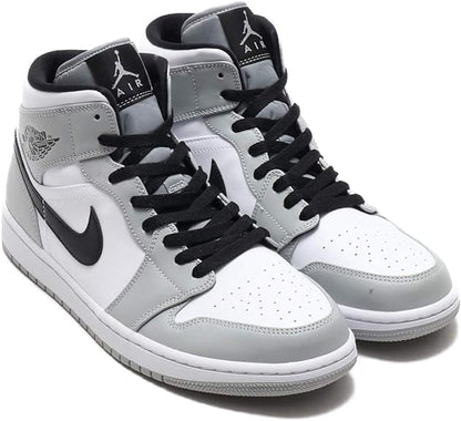 エア ジョーダン 1 ミッド [AIR JORDAN 1 MID] ライトスモークグレー/ブラック/ホワイト